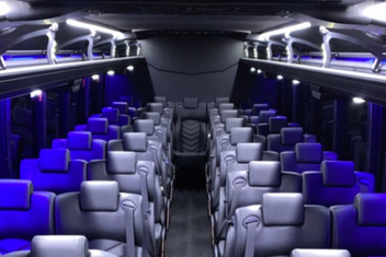 Alameda Charter Bus Interior