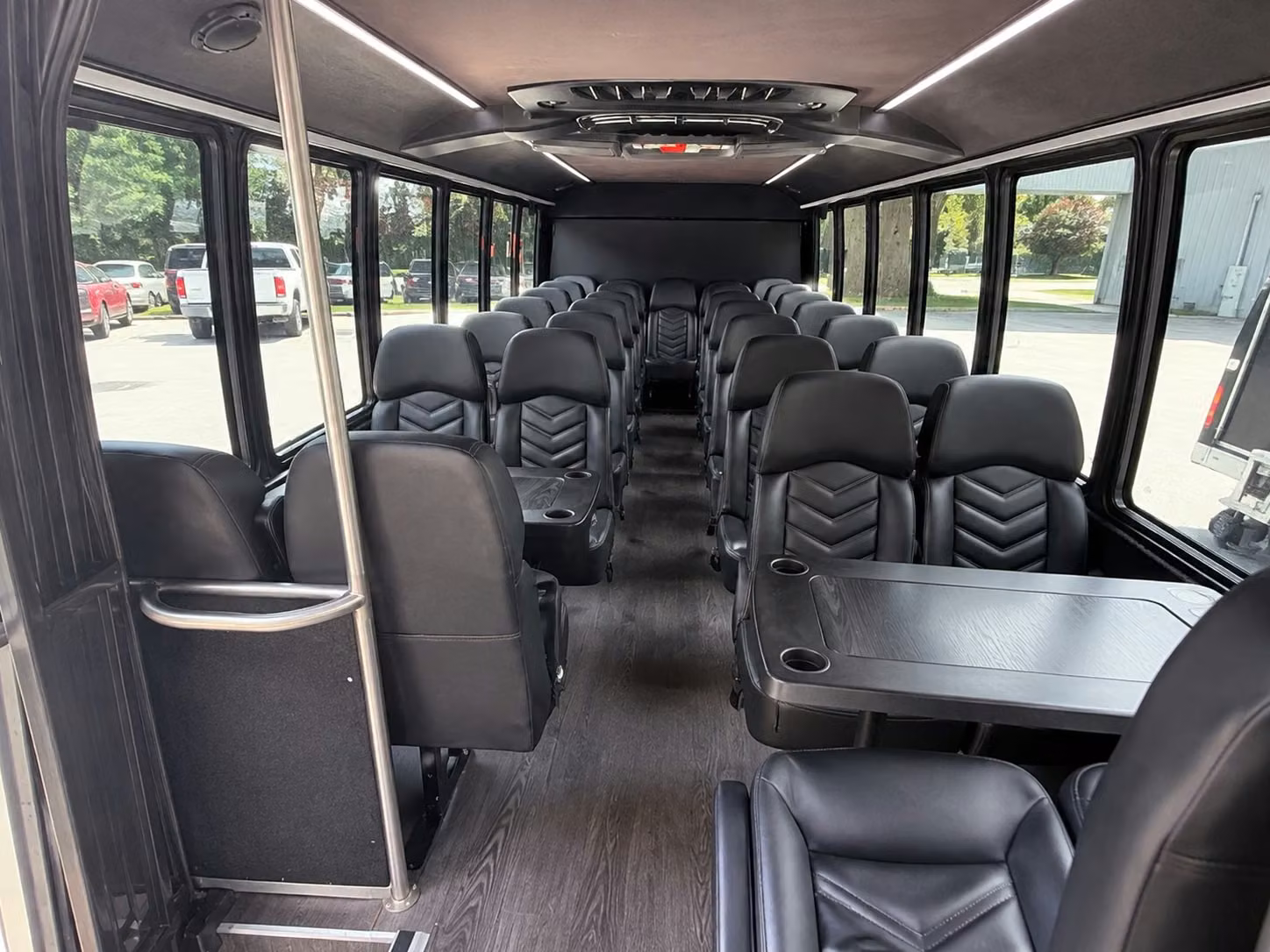 18 passenger minibus interior