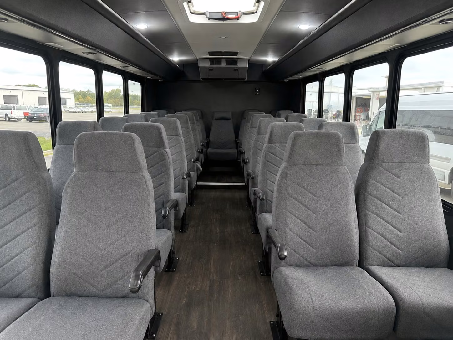 20 passenger minibus interior