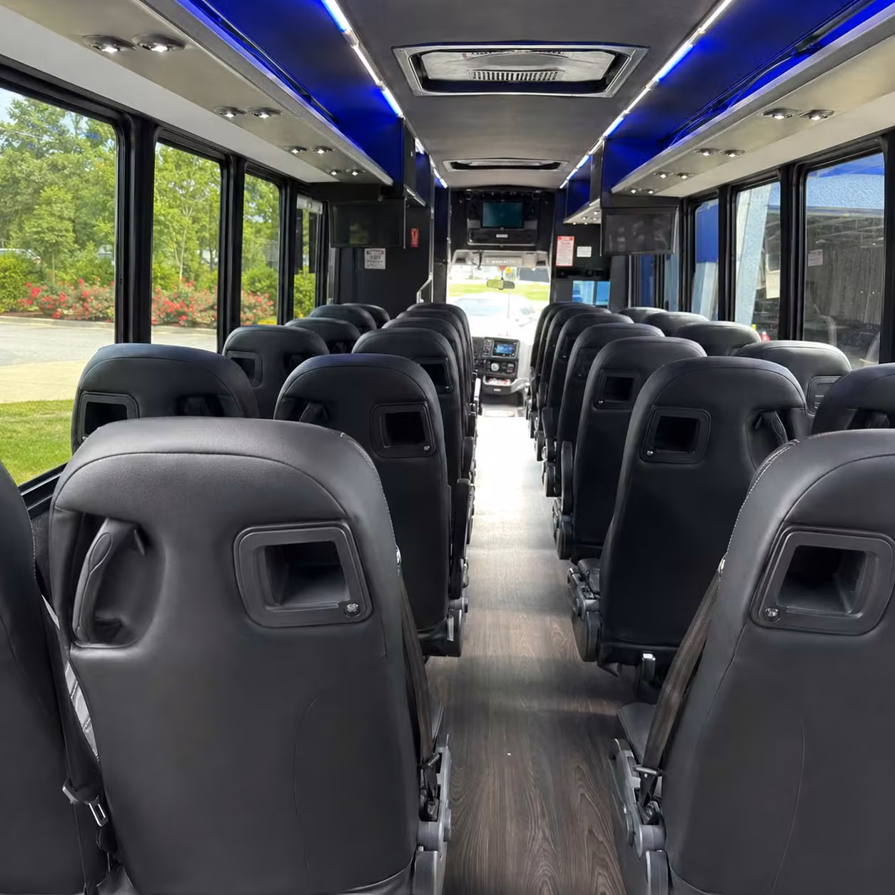 25 passenger minibus inside