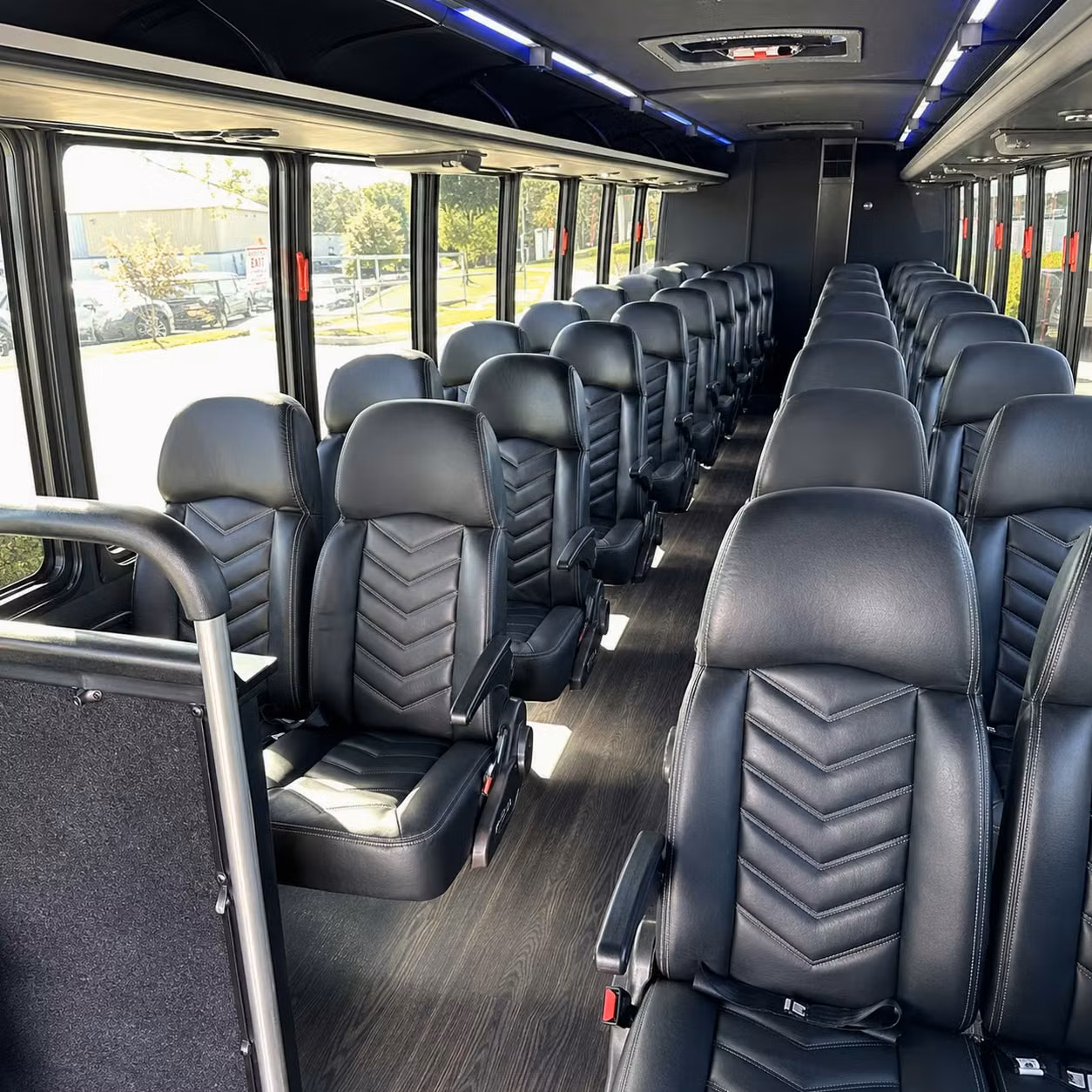 30 passenger minibus inside
