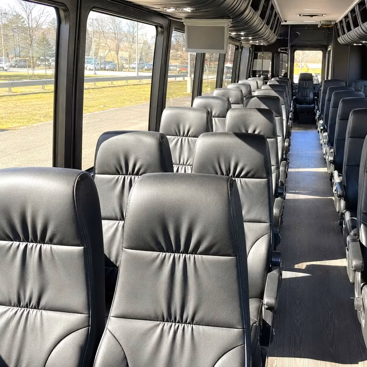 35 passenger minibus inside