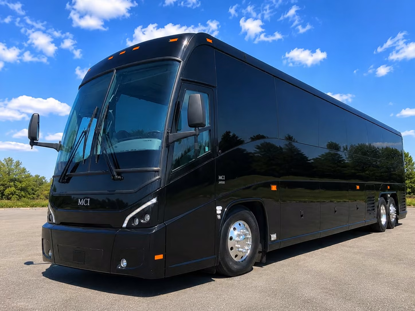 alameda charter bus rental exterior