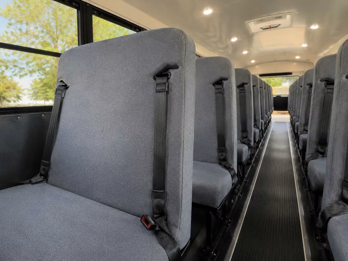school bus interior