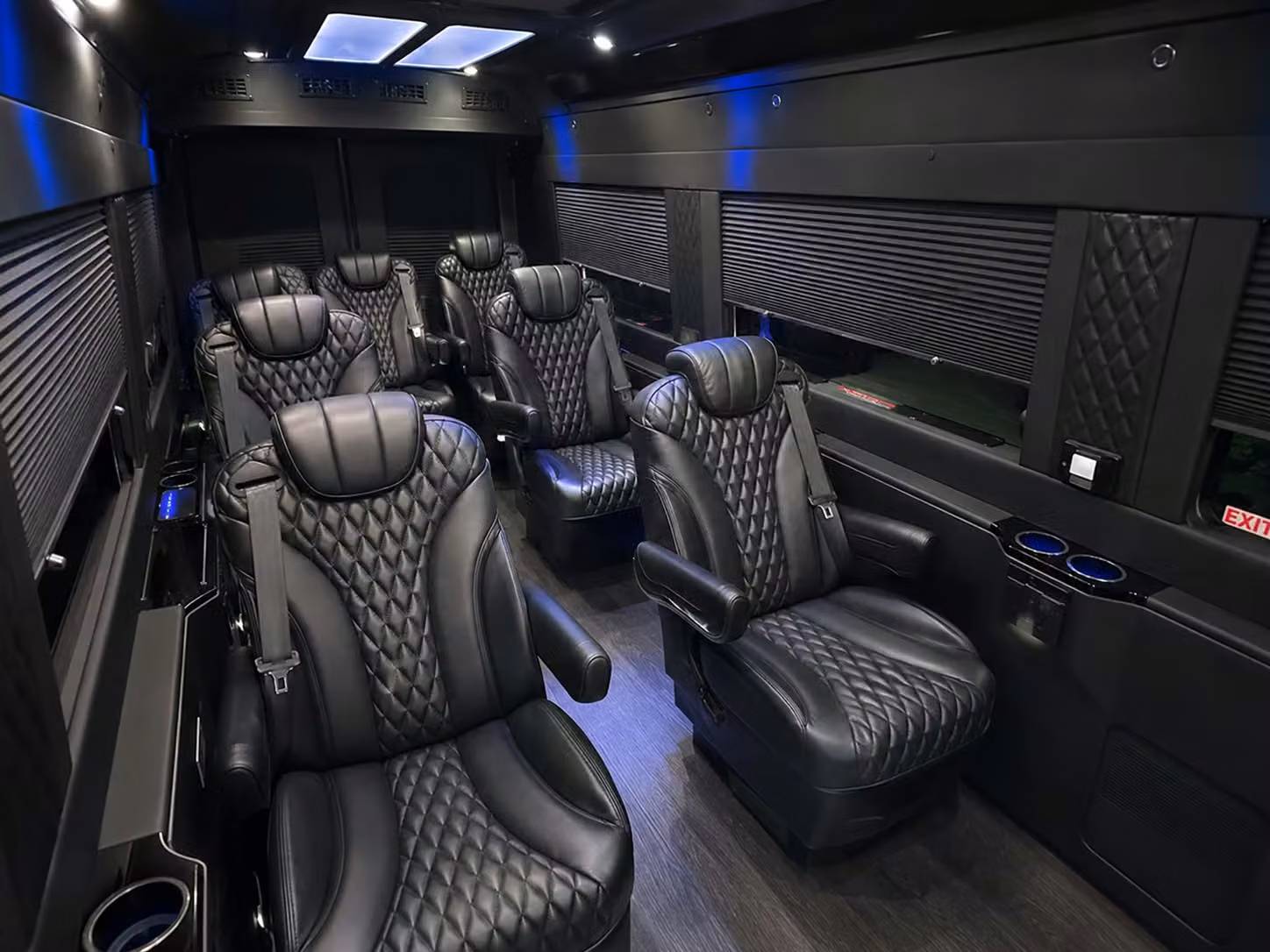 sprinter van with driver inside